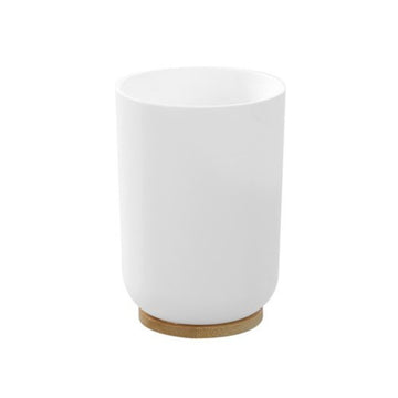2 Pack x Bano Bathroom Cup 330mL - Bamboo Base